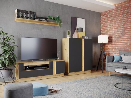 Комод КД-1 Modo (Модо), черный 