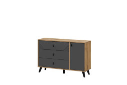 Комод со створкой, 3 ящика Байкал 